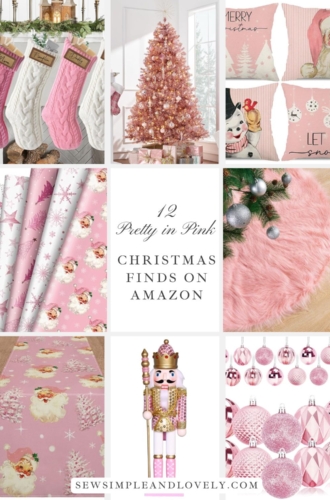 12 Pretty in Pink Christmas Home Decor Finds for a Festive and Chic Holiday