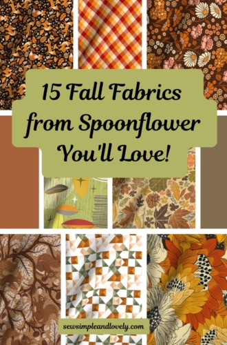 15 Fall Fabrics from Spoonflower on Etsy You’ll Love