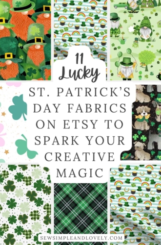 11 St. Patrick’s Day Fabrics on Etsy to Spark Your Creative Magic