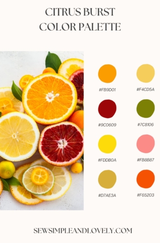 Brighten Up Your Spring with 6 Citrus Burst Color Palettes
